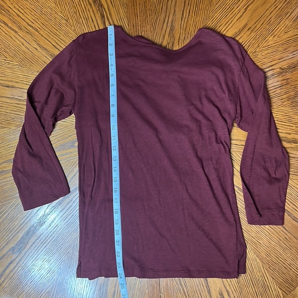 J Crew • Tie Back Top in Burgundy - Picture 5 of 7